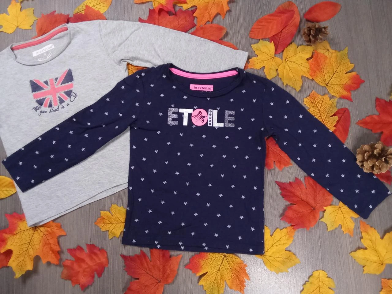Lot of 2 long-sleeve t-shirts In Extenso 4 years – photo 3